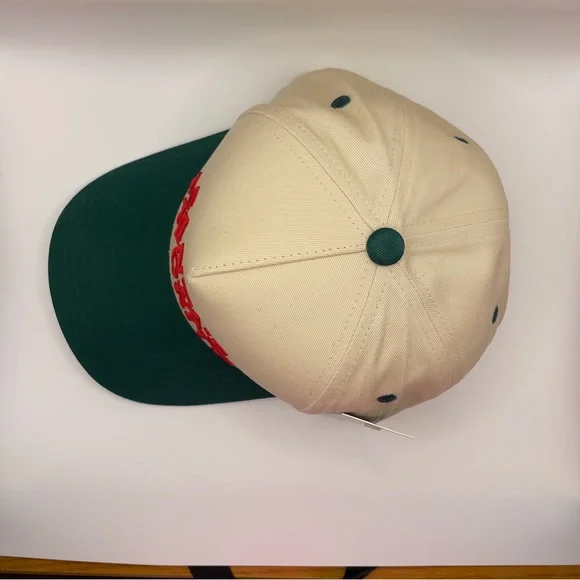 C.C Santa’s Favorite Trucker Hat • Cream/Green Christmas Classic! 🎄 - Picture 4 of 6